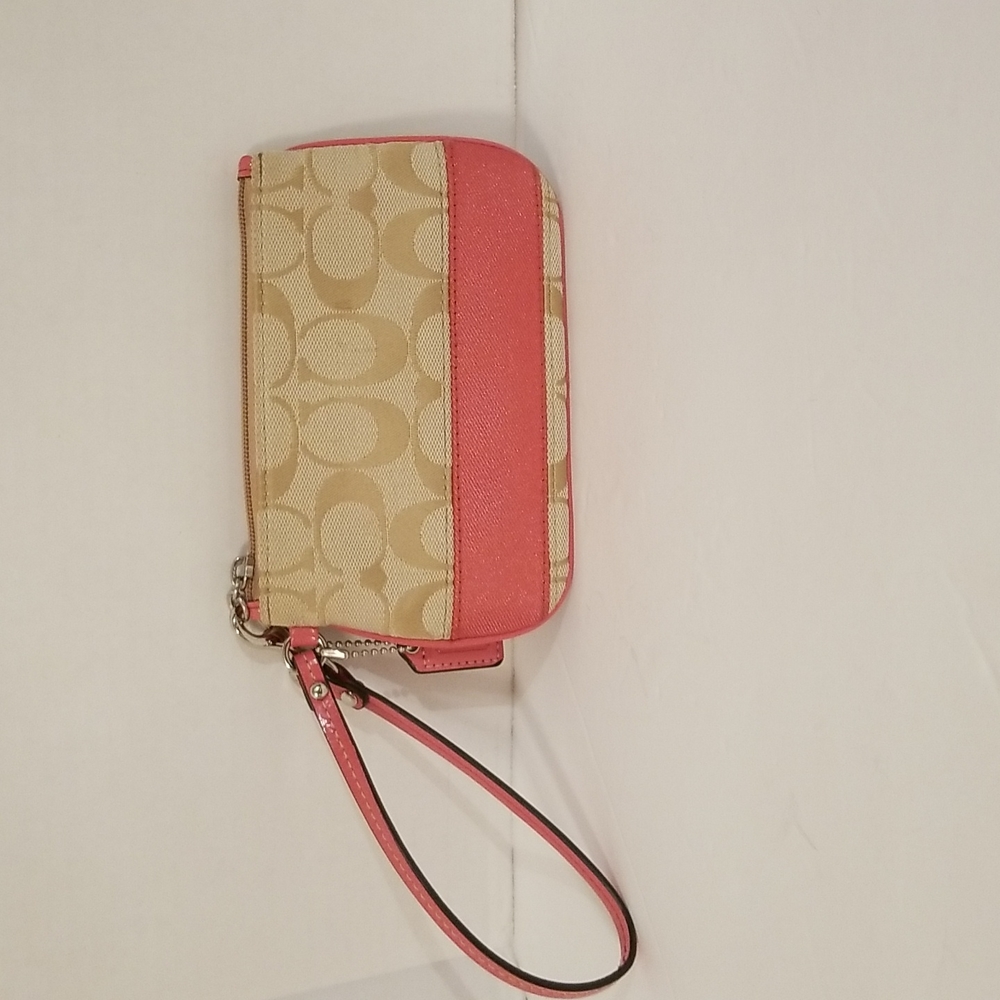Coach Signature Wristlet